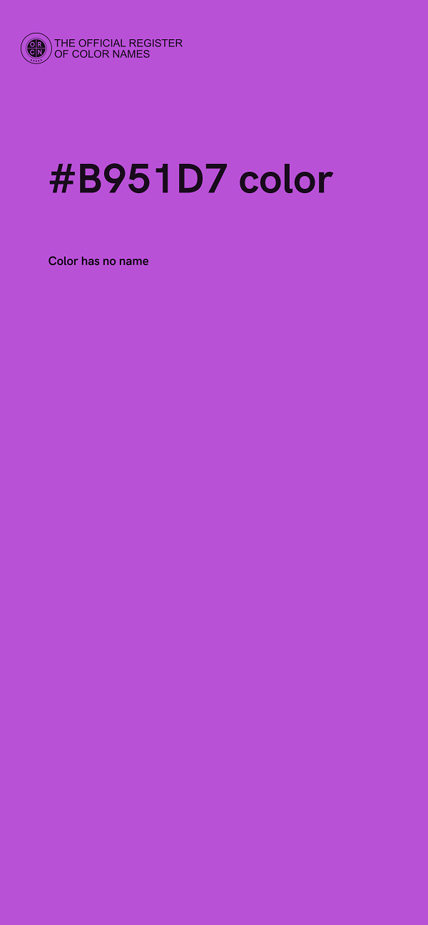 #B951D7 color image