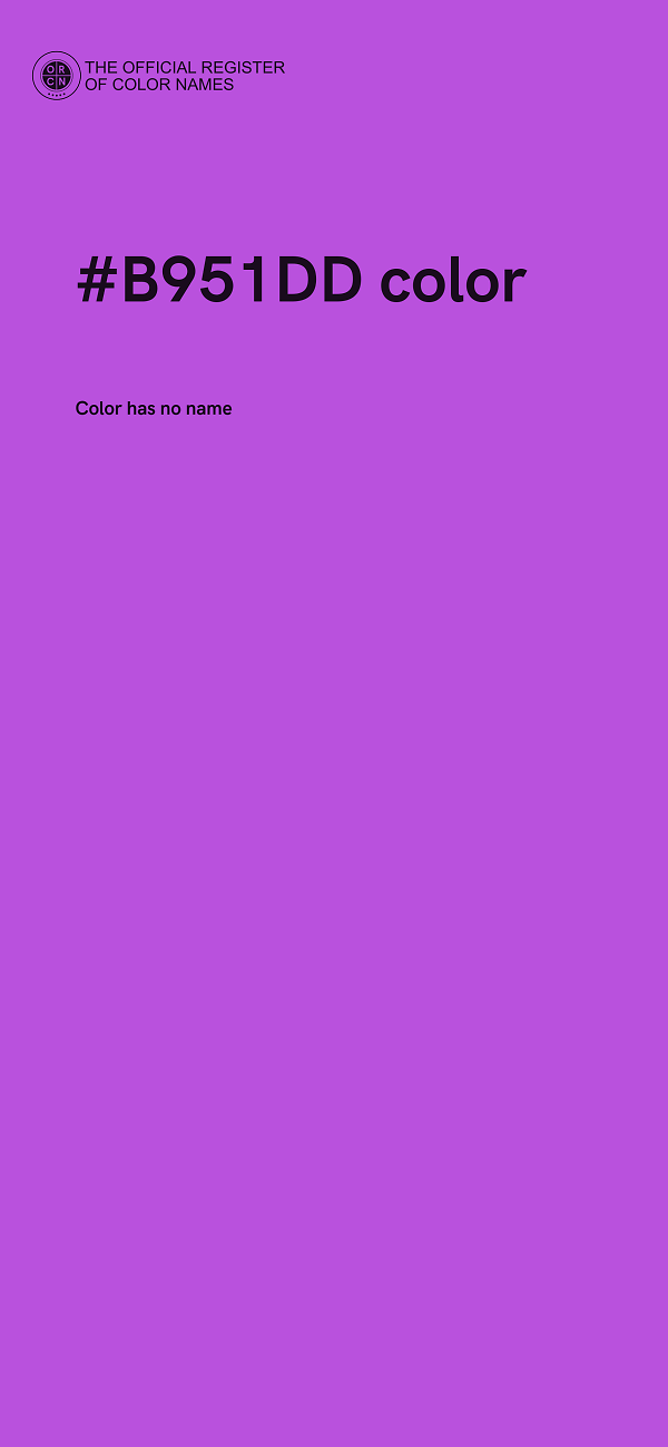 #B951DD color image
