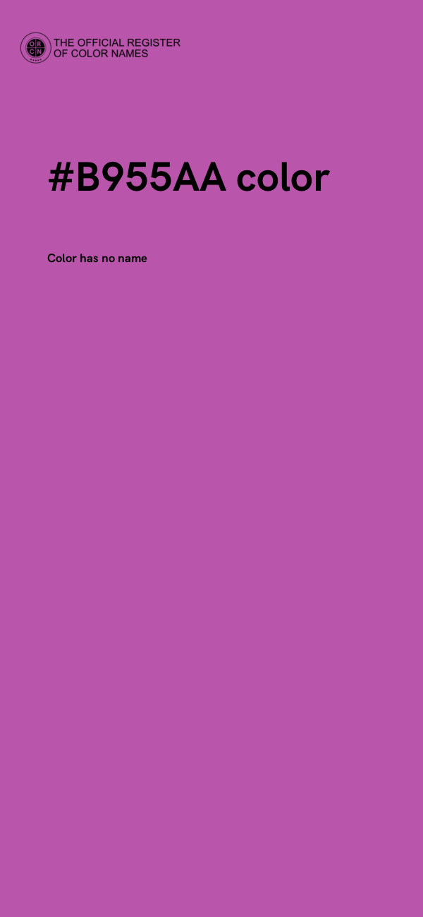 #B955AA color image