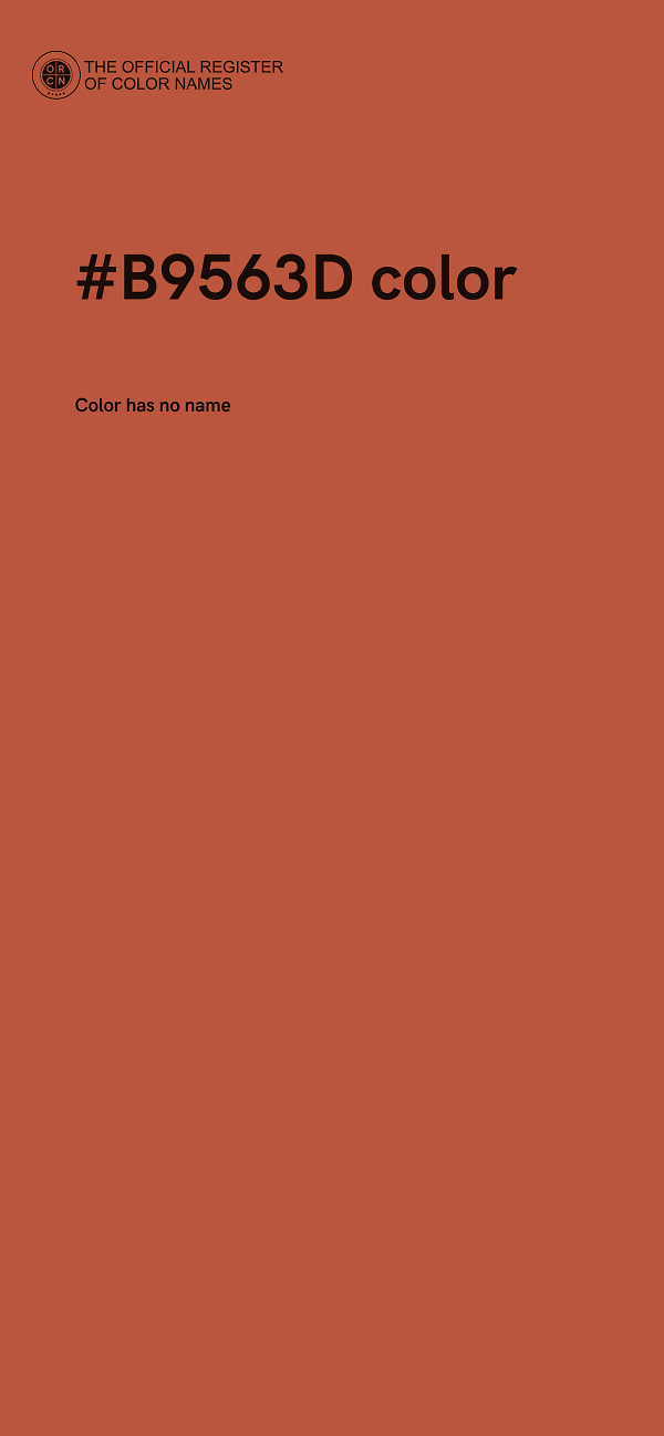 #B9563D color image