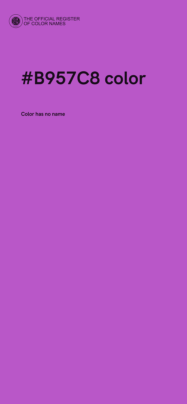 #B957C8 color image