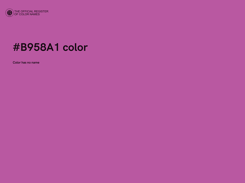 #B958A1 color image