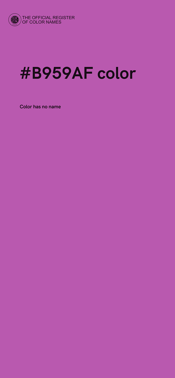 #B959AF color image