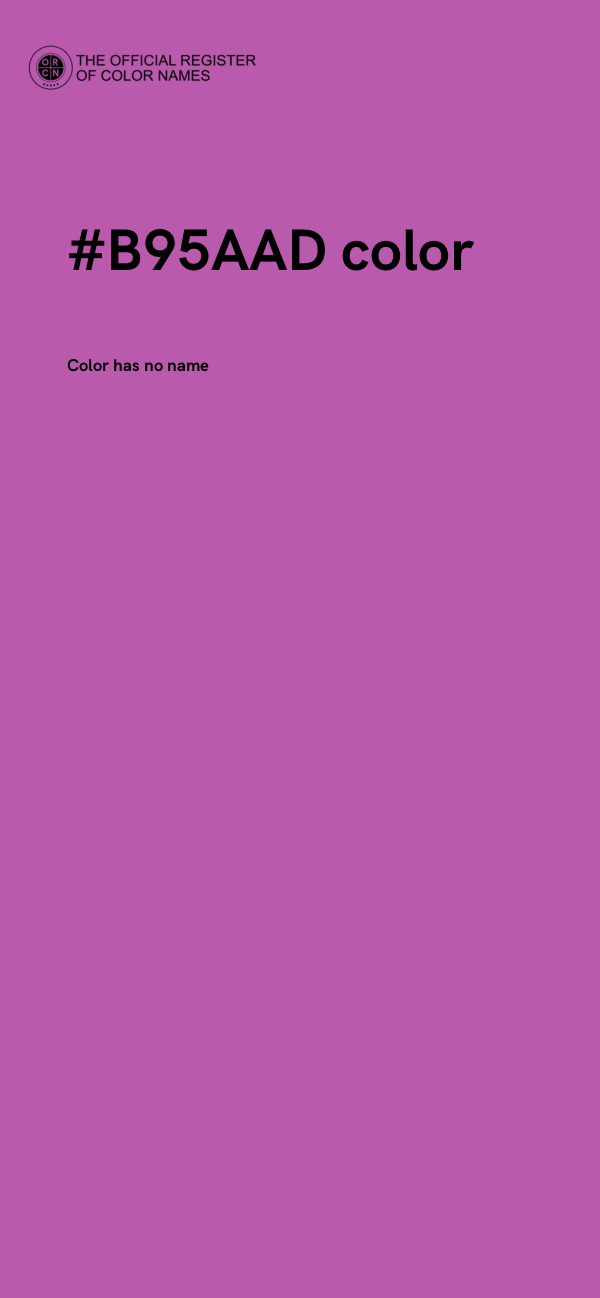 #B95AAD color image