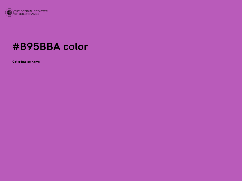 #B95BBA color image