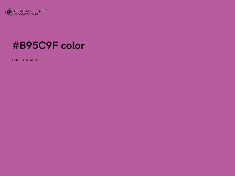 #B95C9F color image