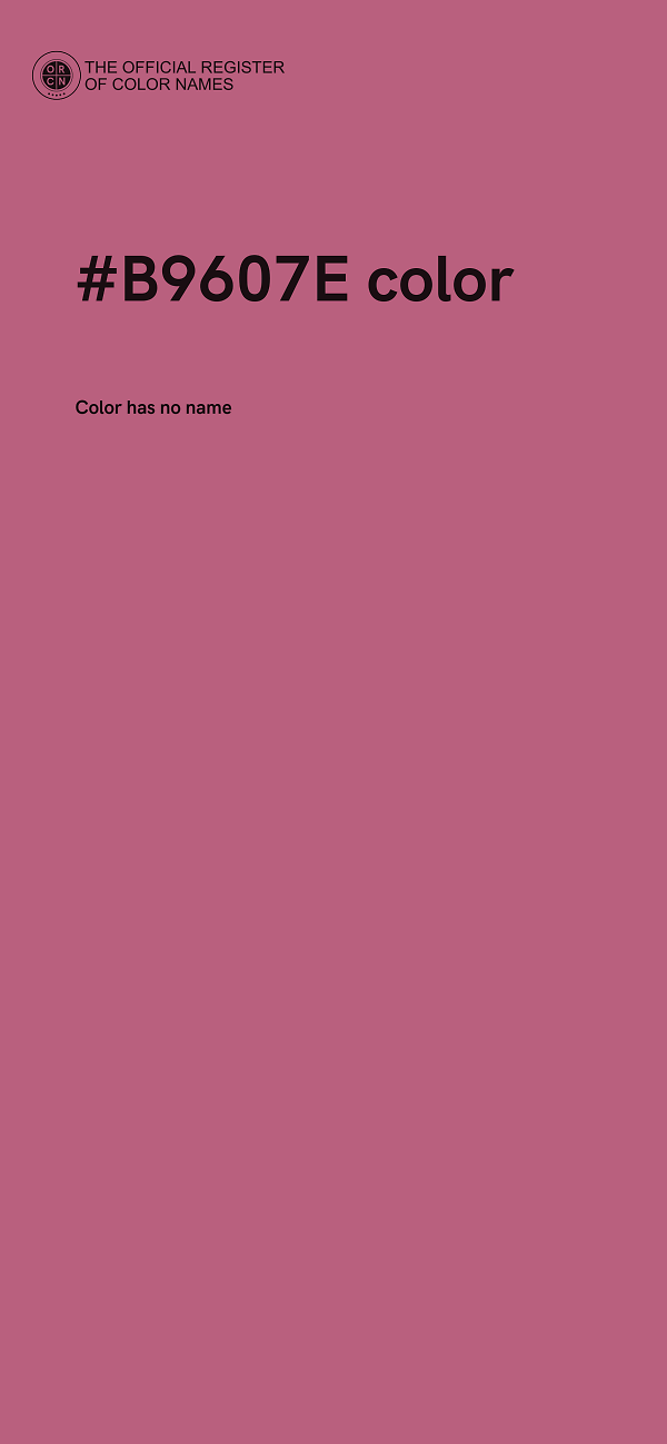 #B9607E color image