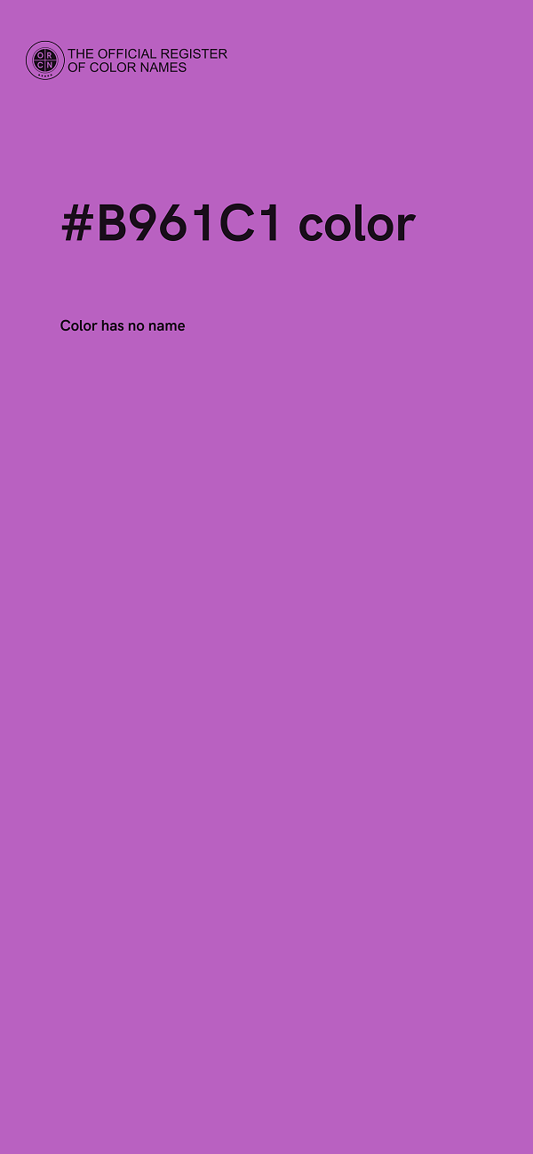 #B961C1 color image