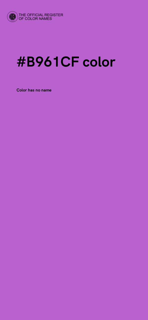 #B961CF color image