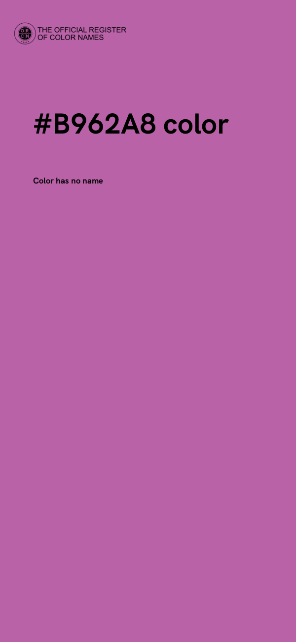 #B962A8 color image