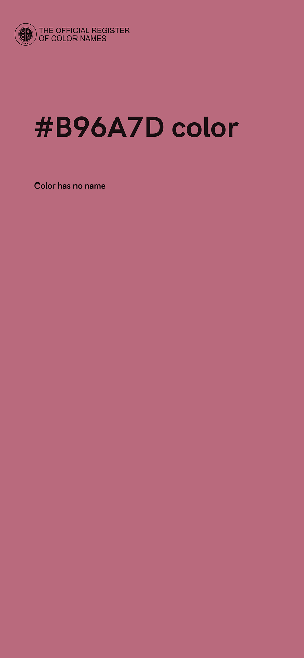 #B96A7D color image