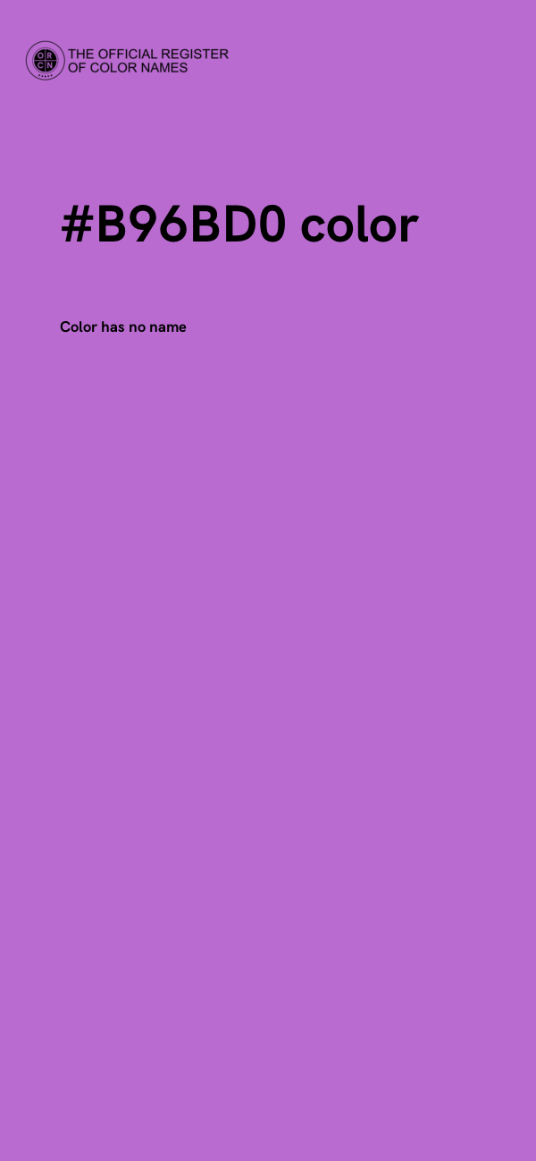#B96BD0 color image