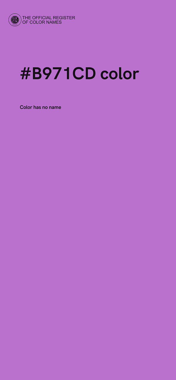 #B971CD color image