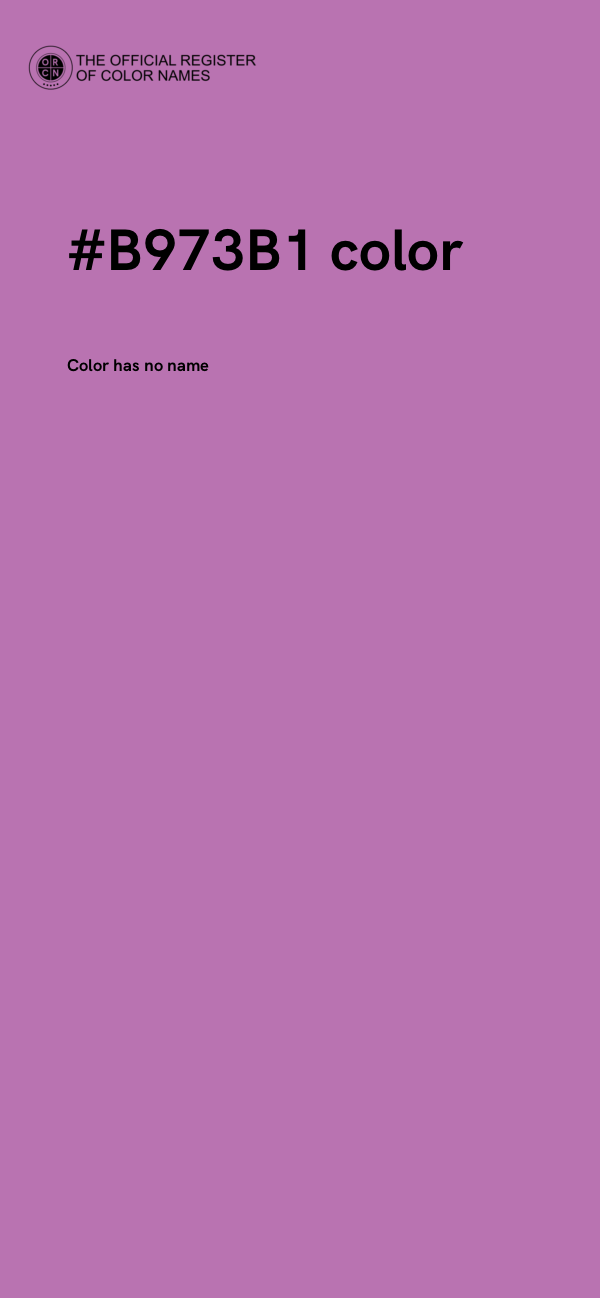 #B973B1 color image