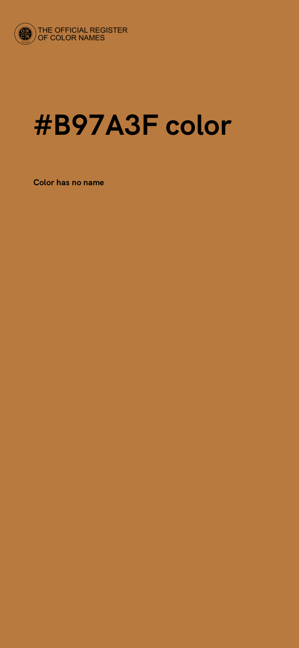 #B97A3F color image