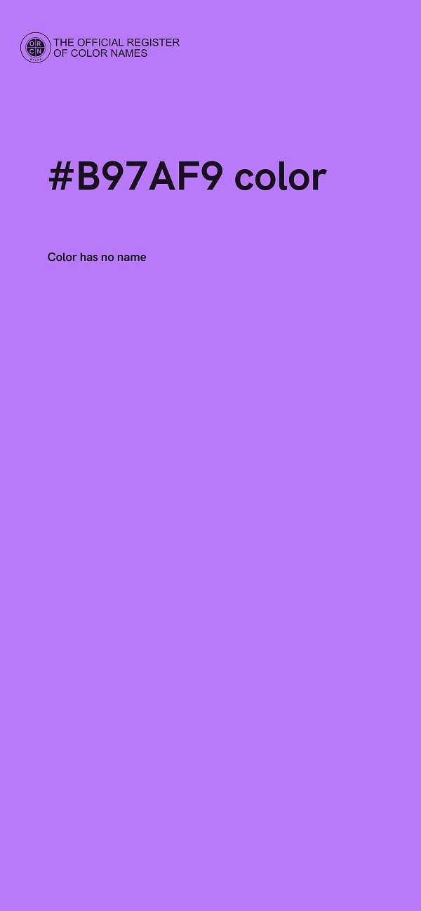 #B97AF9 color image