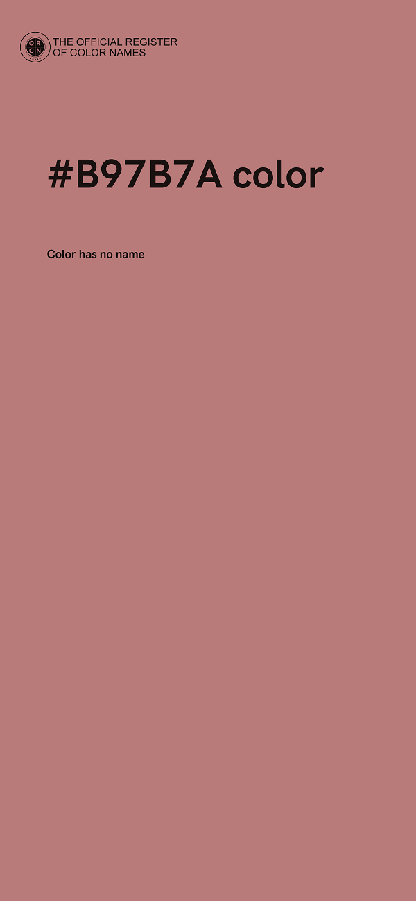 #B97B7A color image