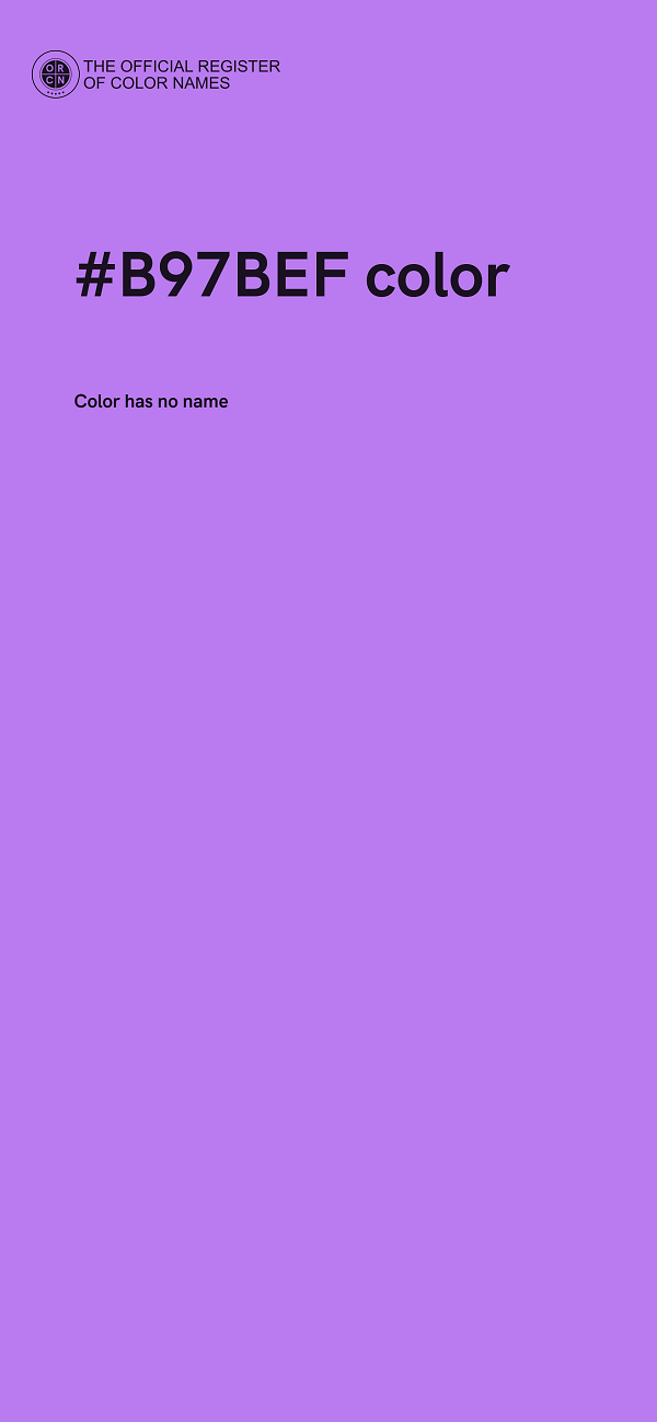 #B97BEF color image