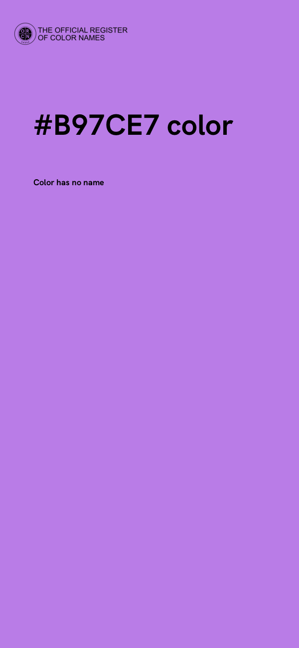 #B97CE7 color image