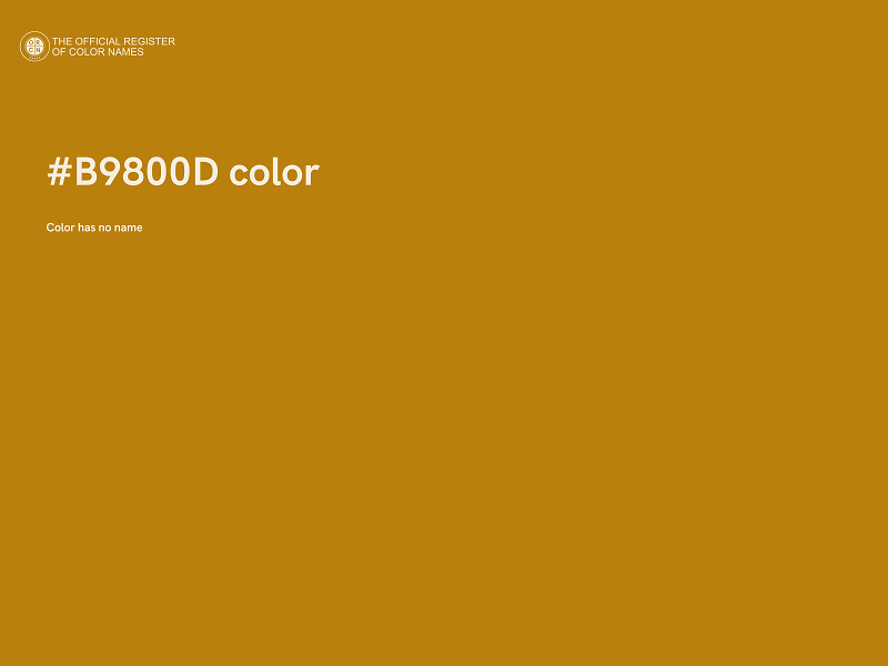 #B9800D color image