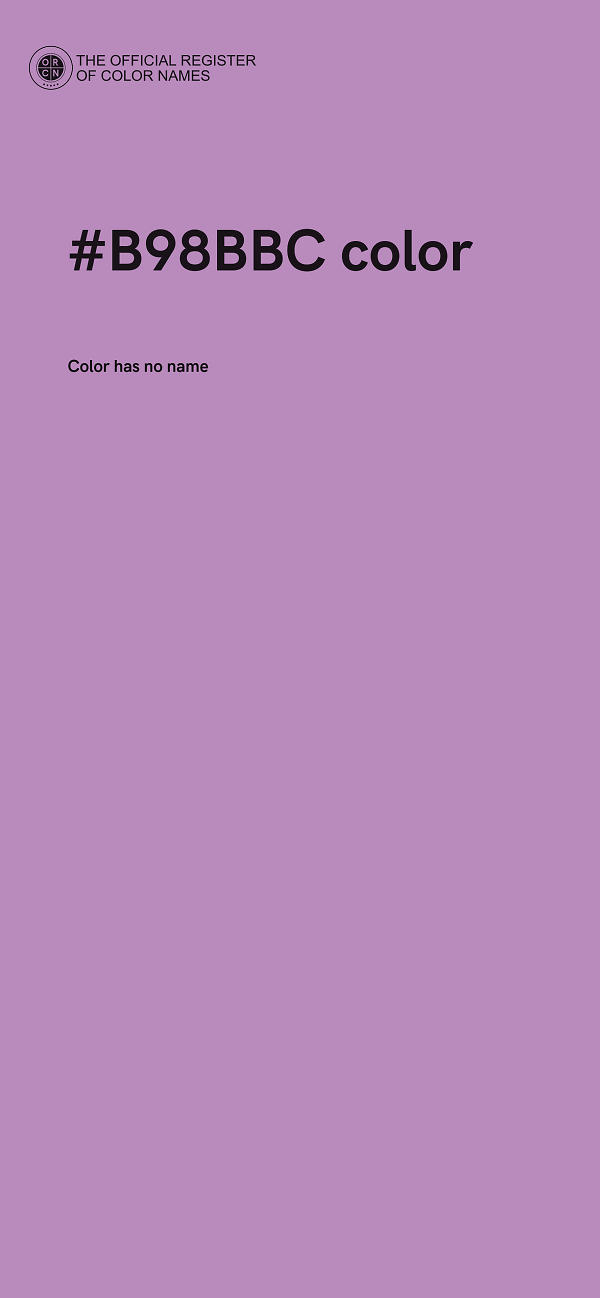 #B98BBC color image
