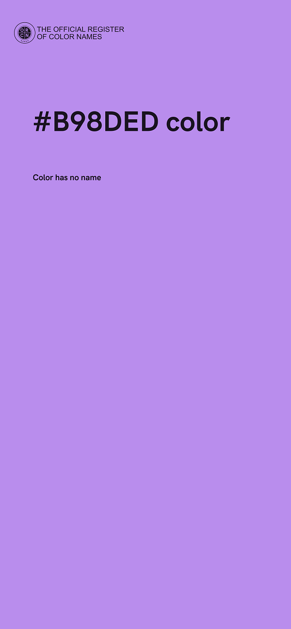 #B98DED color image