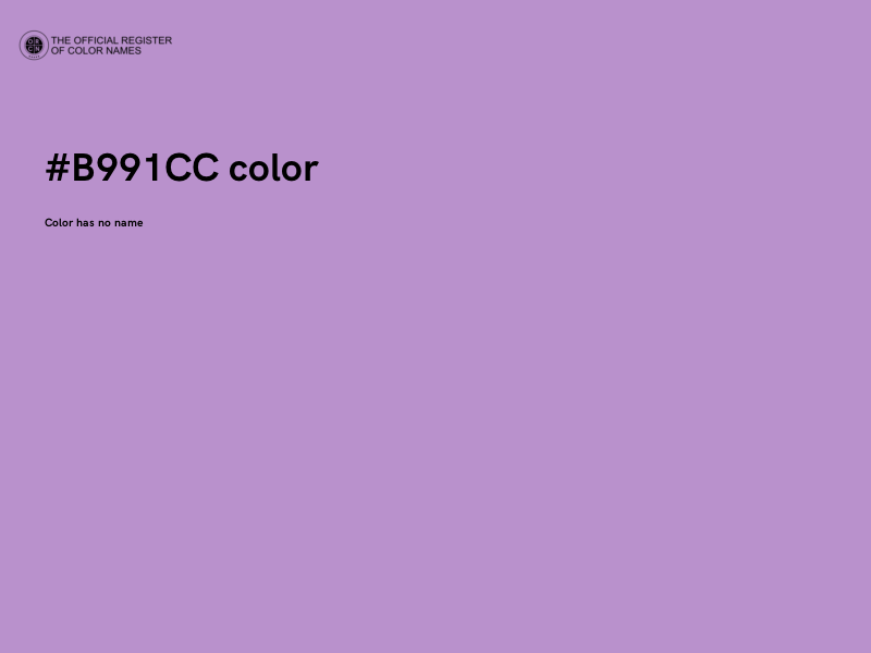 #B991CC color image
