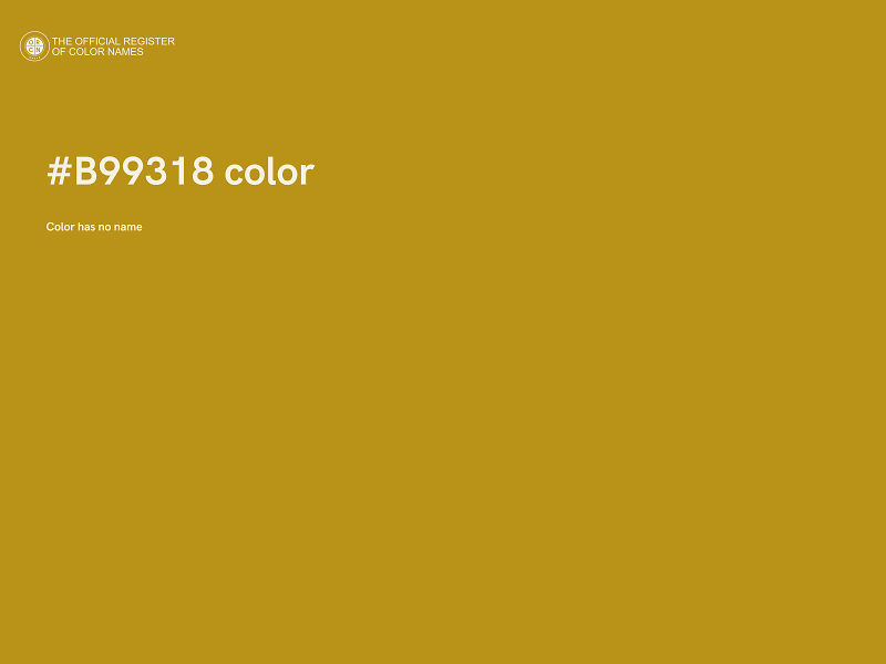 #B99318 color image