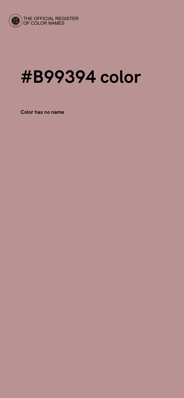 #B99394 color image