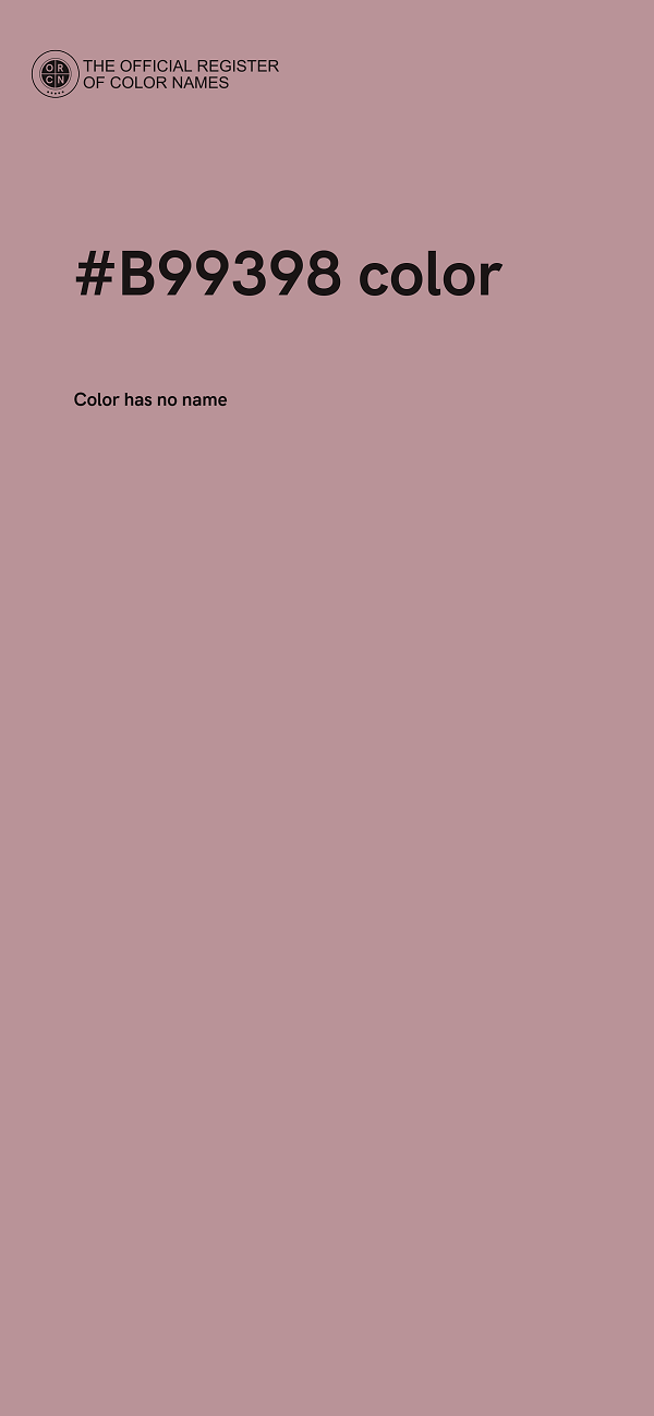 #B99398 color image