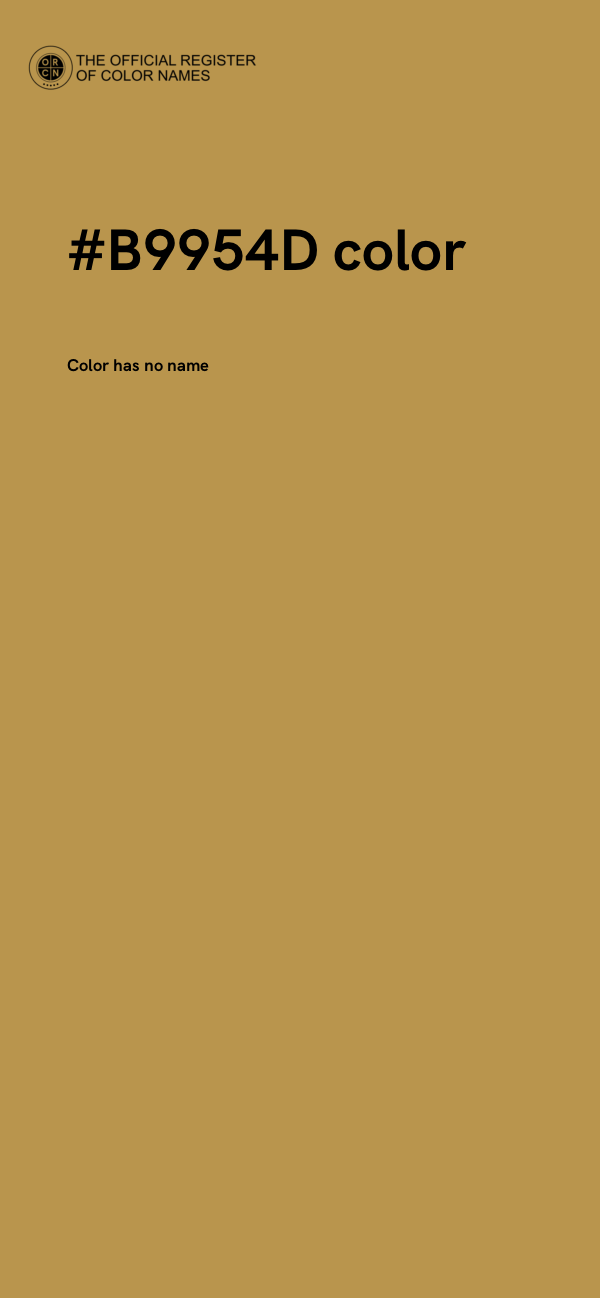 #B9954D color image
