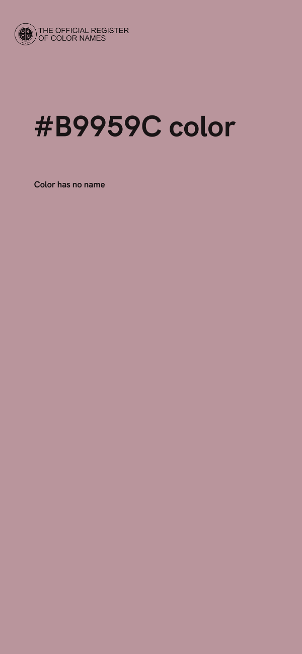 #B9959C color image