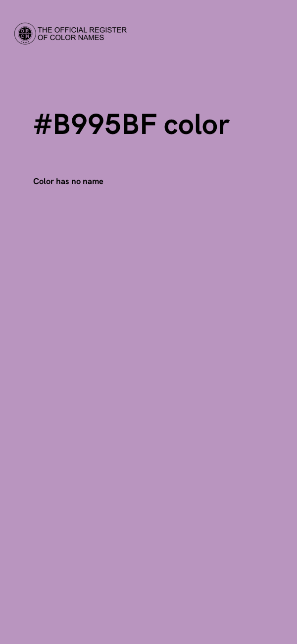 #B995BF color image