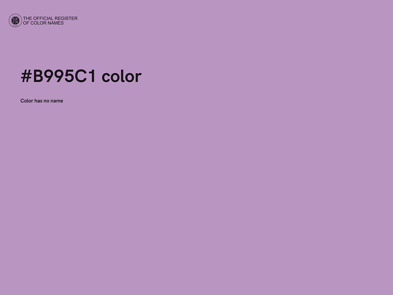 #B995C1 color image