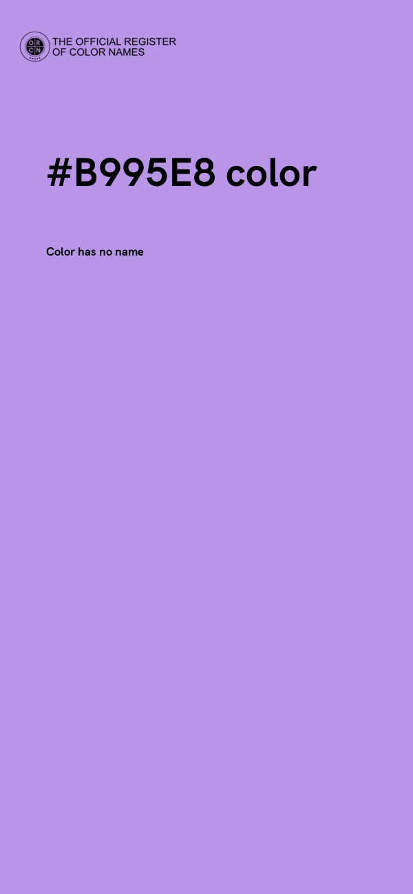 #B995E8 color image