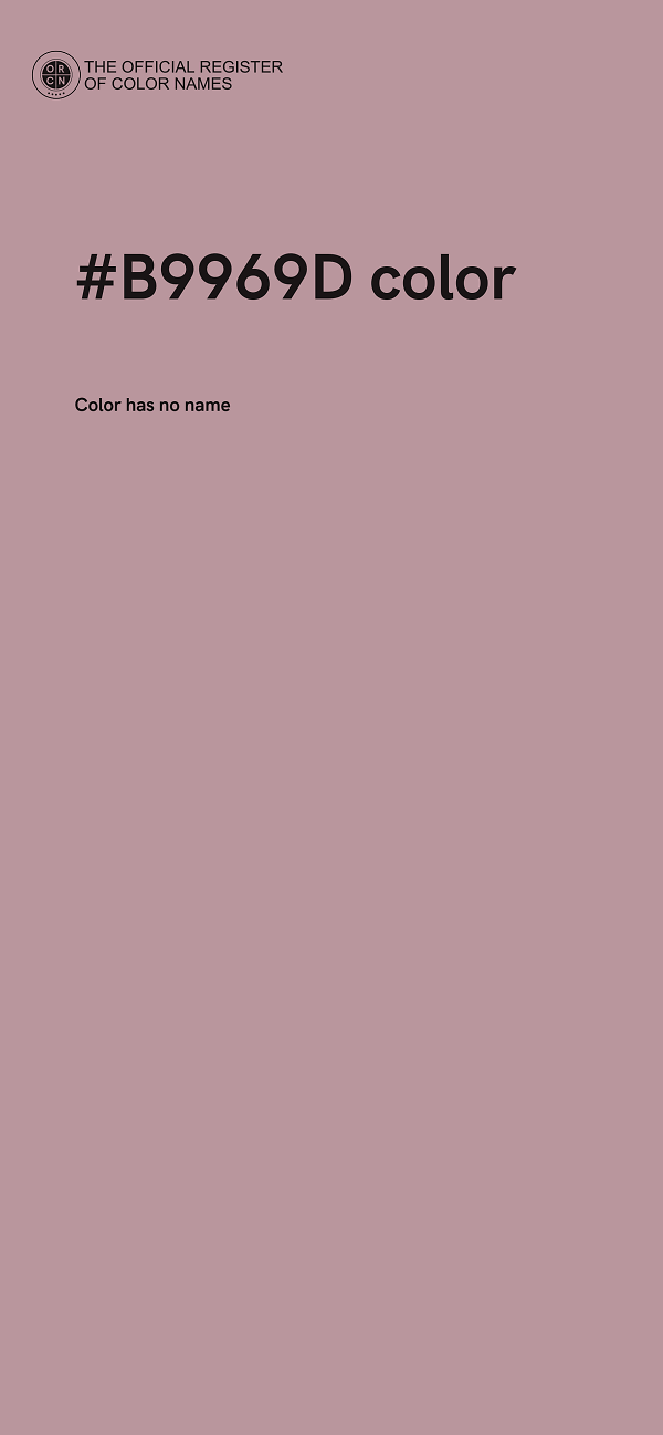 #B9969D color image