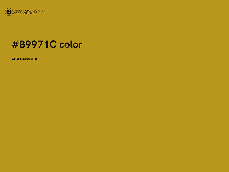 #B9971C color image