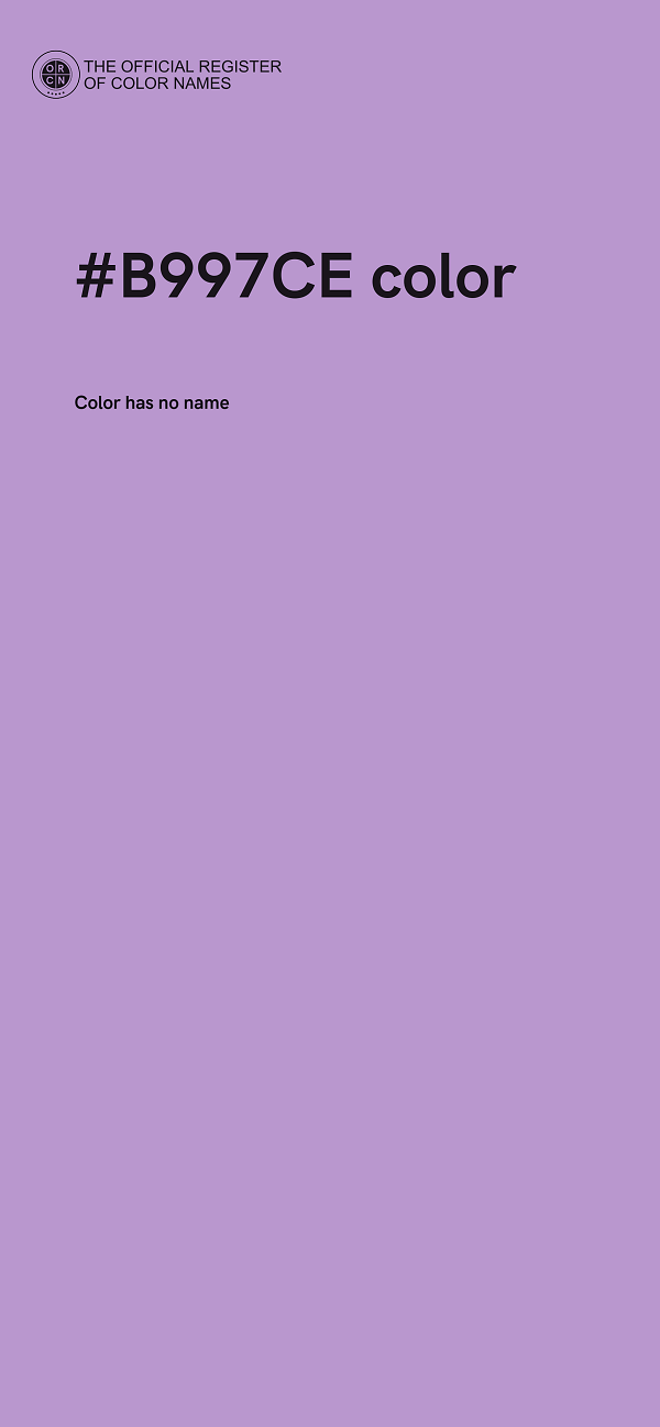 #B997CE color image