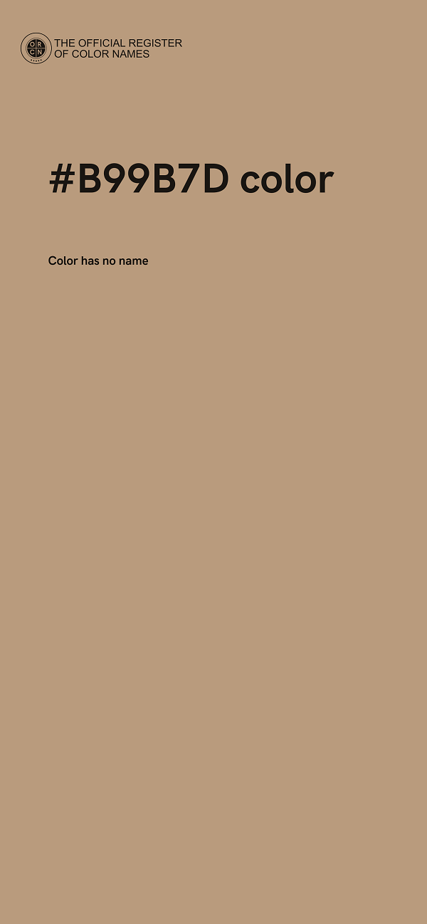 #B99B7D color image