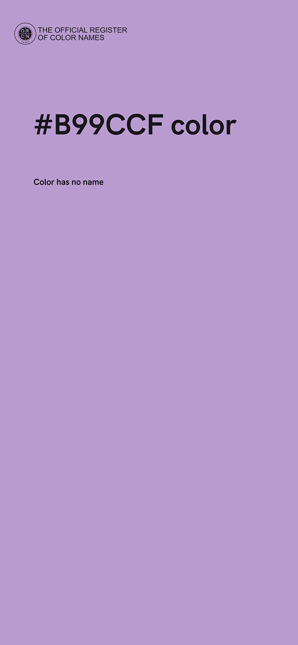 #B99CCF color image