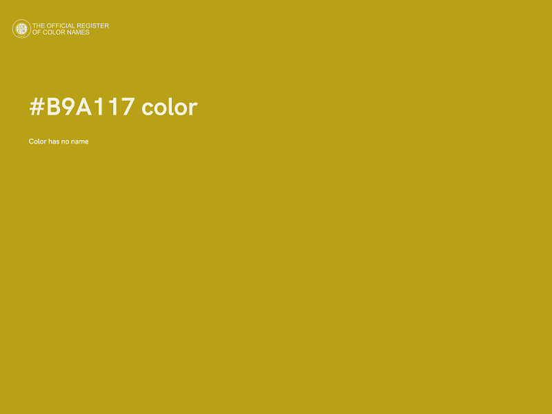 #B9A117 color image