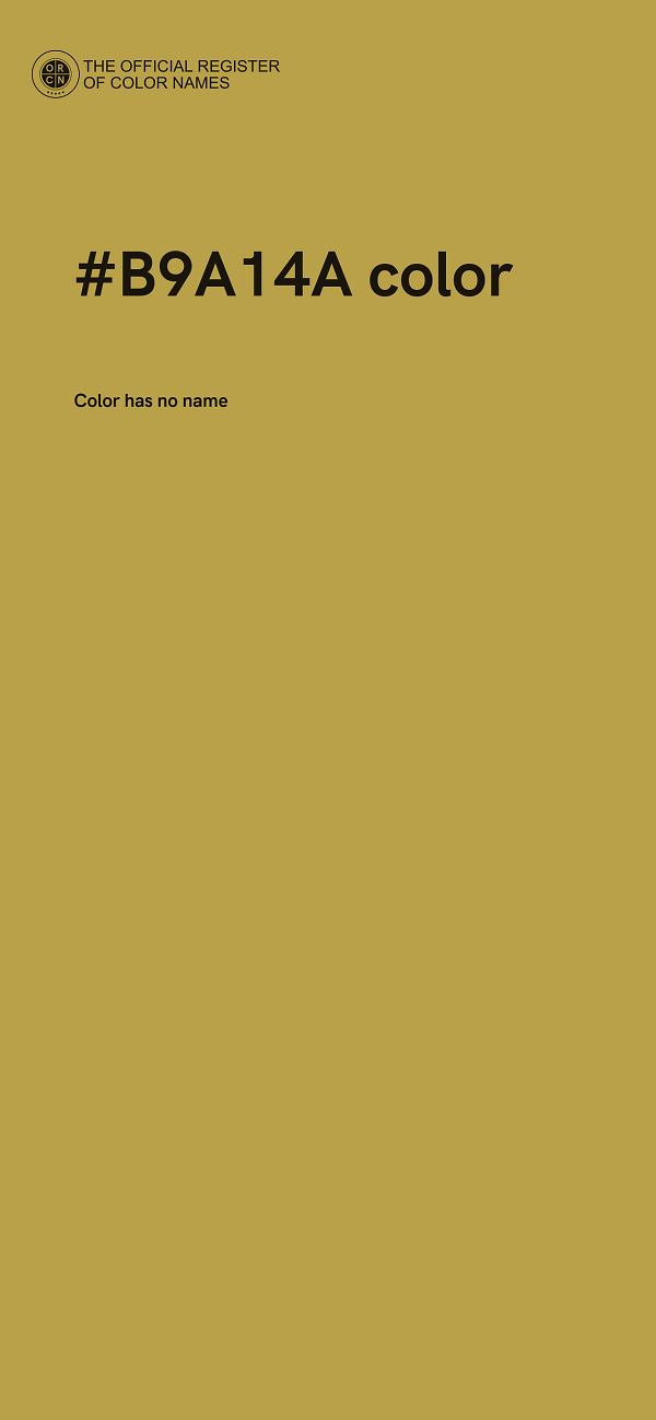#B9A14A color image