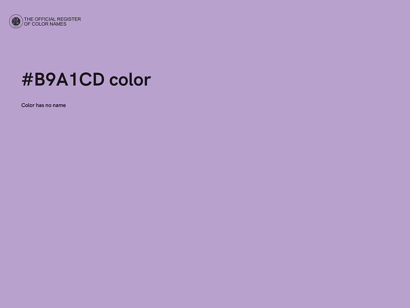#B9A1CD color image