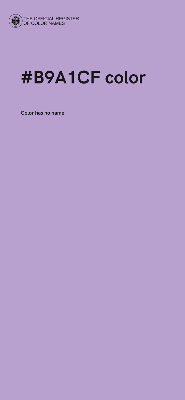 #B9A1CF color image