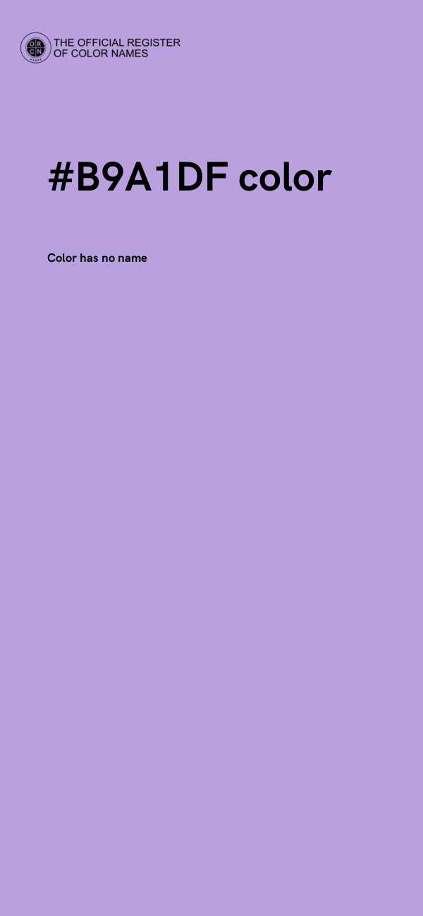 #B9A1DF color image