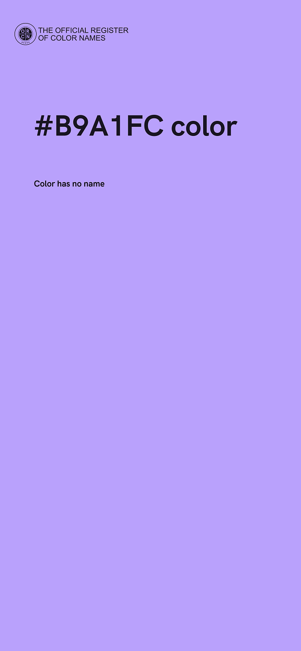 #B9A1FC color image