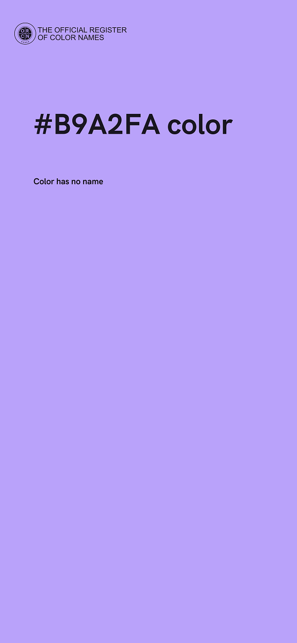 #B9A2FA color image
