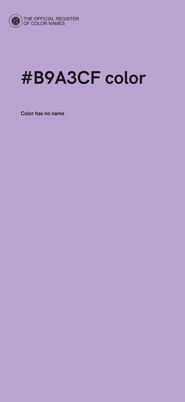 #B9A3CF color image