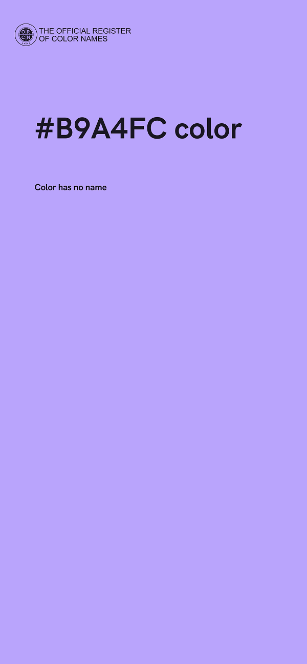#B9A4FC color image
