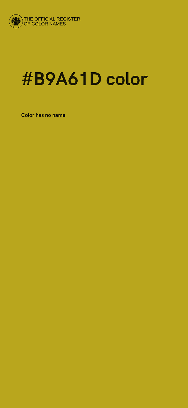 #B9A61D color image